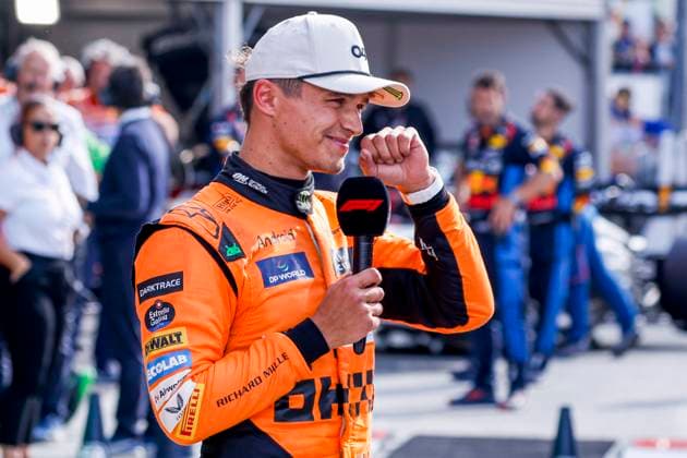Winner Lando Norris of Great Britain and McLaren Formula 1 Team looks on during the F1 Grand Prix of Netherlands at Circuit Park Zandvoort on August 25, 2024 in Zandvoort, Netherlands Defodi 704 MTB20240825F1MTBPhoto 5805 Defodi-704