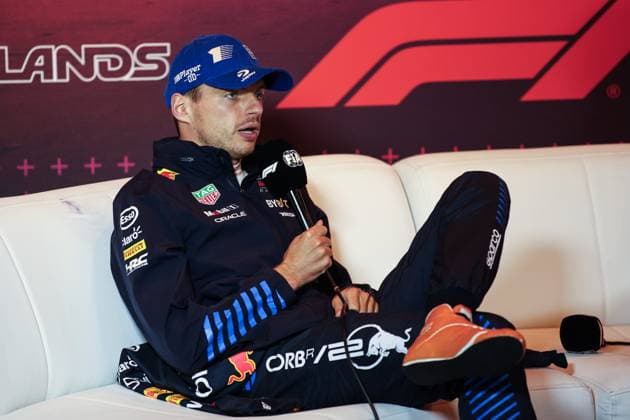 VERSTAPPEN Max (ned), Red Bull Racing RB20, portrait press conference, PK, Pressekonferenz during the Formula 1 Heineken Dutch Grand Prix 2024, 15th round of the 2024 Formula One World Championship, WM, Weltmeisterschaft from August 23 to 25, 2024 on the Circuit Zandvoort, in Zandvoort, Netherlands - F1 - DUTCH GRAND PRIX 2024 DPPI Panoramic 240825_R15_OLANDA_DP_XB3_7966