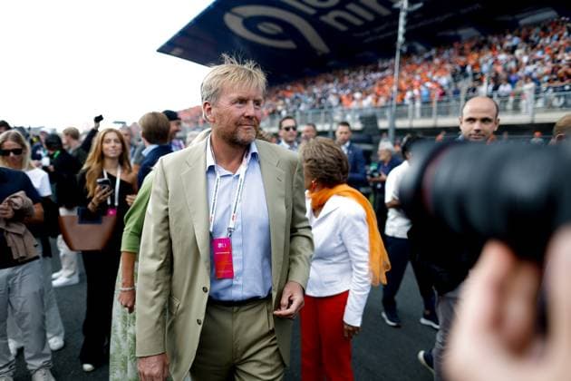 King Willem Alexander, F1 Grand Prix of the Netherlands at Circuit Zandvoort on August 25, 2024 in Zandvoort, Netherlands Photo by HOCH ZWEI Zandvoort Netherlands