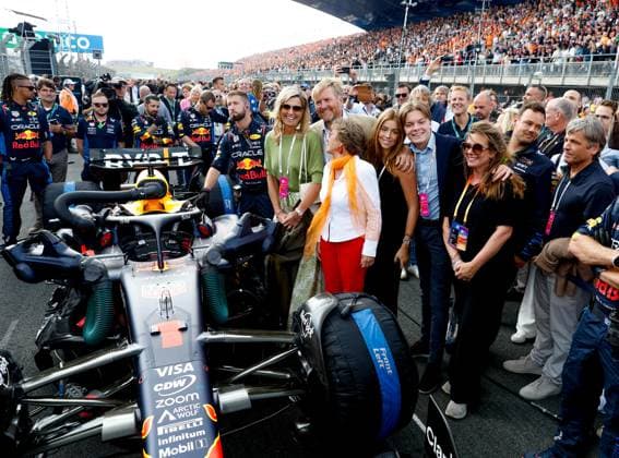 King Willem Alexander, Queen Maxima, Princess Alexia, and members of the Royal House of the Netherlands, F1 Grand Prix of the Netherlands at Circuit Zandvoort on August 25, 2024 in Zandvoort, Netherlands Photo by HOCH ZWEI Zandvoort Netherlands