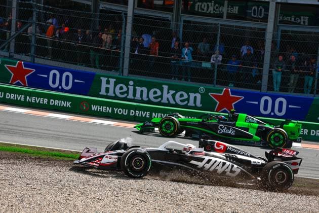 20 Kevin Magnussen DNK, MoneyGram Haas F1 , F1 Grand Prix of the Netherlands at Circuit Zandvoort on August 25, 2024 in Zandvoort, Netherlands Photo by HOCH ZWEI Zandvoort Netherlands