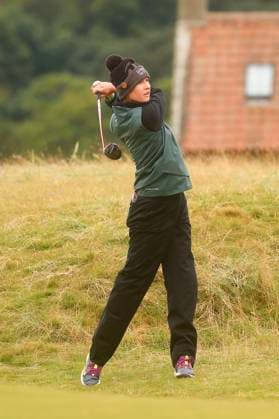 25th August 2024; Old Course at St Andrews, St Andrews, Fife, Scotland; AIG Womens Open Golf, Final Round; Nelly Korda of the USA plays from the rough on the fifth hole of the Old Course, St Andrews Links during the final round of the AIG Women& x2019;s Open  ActionPlus12686122 DavidxYoung
