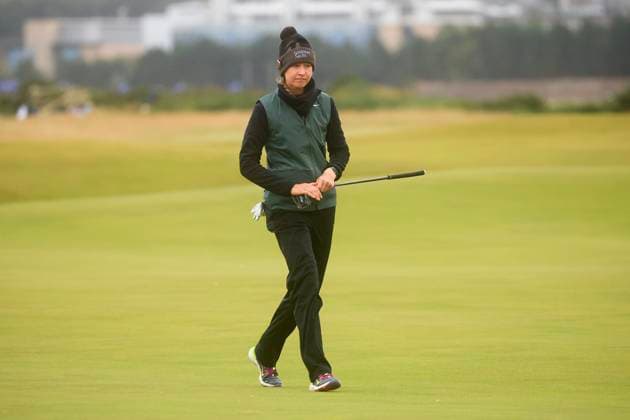 25th August 2024; Old Course at St Andrews, St Andrews, Fife, Scotland; AIG Womens Open Golf, Final Round; Nelly Korda of the USA on the fifth green of the Old Course, St Andrews Links during the final round of the AIG Women& x2019;s Open  ActionPlus12686124 DavidxYoung