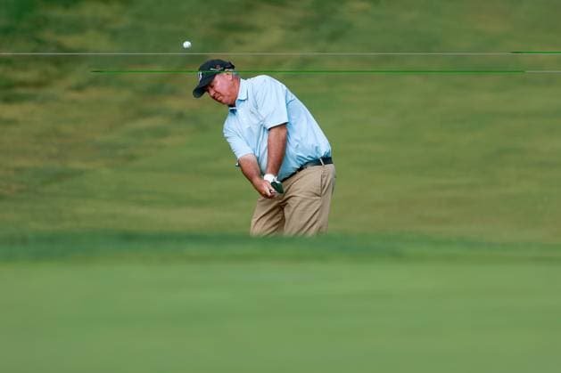 The Ally Challenge GRAND BLANC,MICHIGAN-AUGUST 25: Boo Weekley of the United States hits to the 1st hole during the final round of The Ally Challenge presented by McLaren at Warwick Hills Golf & Country Club, Grand Blanc, MI, USA Sunday, August 25, 2024. Grand Blanc Michigan United States  Copyright: xAmyxLemusx originalFilename:lemus-theallyc240825_nph8O.jpg