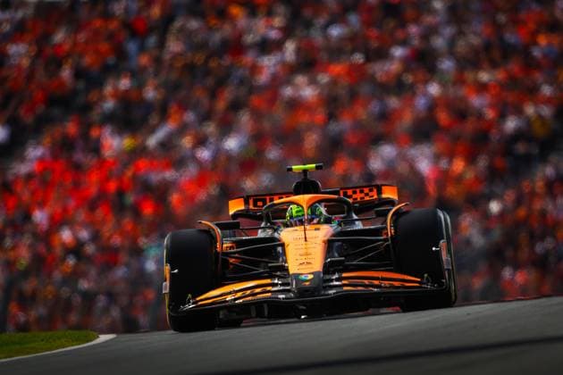 4 Lando Norris GBR, McLaren Formula 1 Team , F1 Grand Prix of the Netherlands at Circuit Zandvoort on August 25, 2024 in Zandvoort, Netherlands Photo by HOCH ZWEI Zandvoort Netherlands