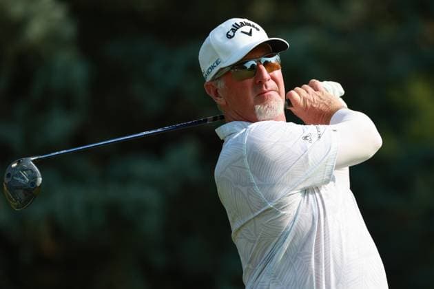 The Ally Challenge GRAND BLANC,MICHIGAN-AUGUST 25: David Duval of Cherry Hills, Colorado hits from the 11th tee during the final round of The Ally Challenge presented by McLaren at Warwick Hills Golf & Country Club, Grand Blanc, MI, USA Sunday, August 25, 2024. Grand Blanc Michigan United States  Copyright: xAmyxLemusx originalFilename:lemus-theallyc240825_np2Iy.jpg