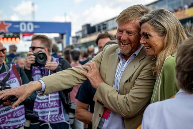 Zandvoort - 25-08-2024, Circuit Zandvoort, Willem-Alexander, King of the Netherlands and Queen Maxima at the Formula 1 Netherlands Grand Prix 2024 Sunday Formula 1 Netherlands Grand Prix 2024 Sunday  x26121586x Copyright: