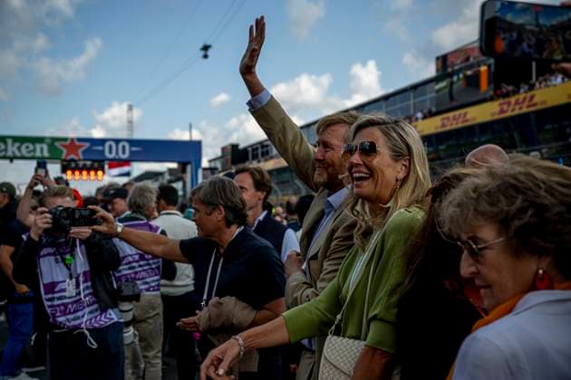 Zandvoort - 25-08-2024, Circuit Zandvoort, Queen Maxima of the Netherlands at the Formula 1 Netherlands Grand Prix 2024 Sunday Formula 1 Netherlands Grand Prix 2024 Sunday  x26121595x Copyright: