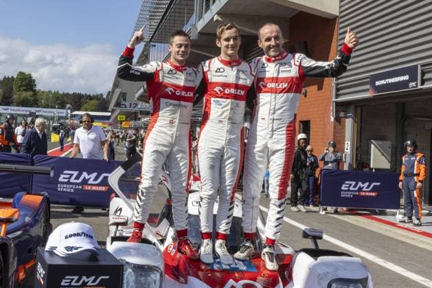 Sport Themen der Woche KW34 Sport Bilder des Tages 14 AO BY TF (USA) Oreca 07 – Gibson (LMP2) Robert Kubica (POL) Louis Delétraz (CHE) Jonny Edga (GBR), during the 4 Hours of SPA Francorchamps 2024, round 4 of the European Le Mans Series Championship on 23-24 August 2024 at the SPA Francorchamps circuit in Belgium., winner LMP2 category, during the 4 Hours of SPA Francorchamps 2024, round 4 of the European Le Mans Series championship on 23 and 24 August 2024 on the SPA Francorchamps circuit in Belgium. AUTOMOBILE : 4 Heures de SPA Francorchamps 2024 - Championnat d Europe Le Mans Series - 25 08 2024 MPSAgency Panoramic 