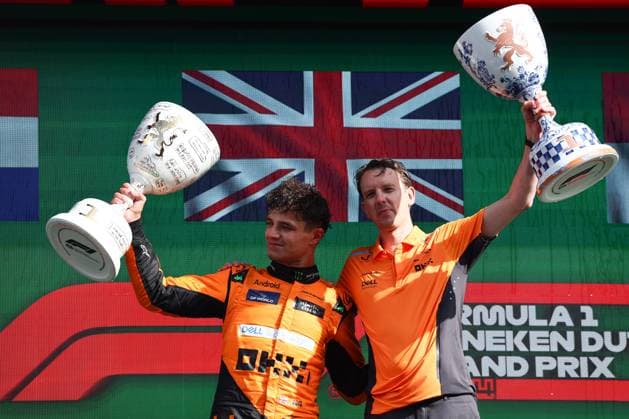 F1 Grand Prix Of The Netherlands 2024 Lando Norris of McLaren after the Formula 1 Grand Prix of The Netherlands at Circuit Zandvoort in Zandvoort, Netherlands on August 25, 2024. Zandvoort Netherlands  Copyright: xJakubxPorzyckix originalFilename:porzycki-f1grandp240825_nptqc.jpg