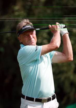 The Ally Challenge GRAND BLANC,MICHIGAN-AUGUST 25: Bernhard Langer of Germany hits from the 2nd tee during the final round of The Ally Challenge presented by McLaren at Warwick Hills Golf & Country Club, Grand Blanc, MI, USA Sunday, August 25, 2024. Grand Blanc Michigan United States  Copyright: xAmyxLemusx originalFilename:lemus-theallyc240825_npOIF.jpg
