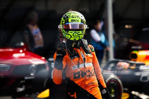 4 Lando Norris GBR, McLaren Formula 1 Team , F1 Grand Prix of the Netherlands at Circuit Zandvoort on August 25, 2024 in Zandvoort, Netherlands Photo by HOCH ZWEI Zandvoort Netherlands