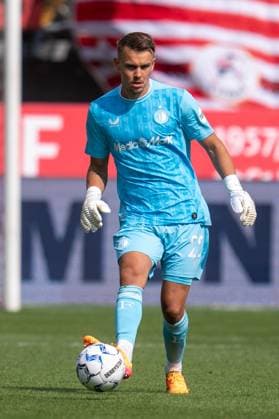 ROTTERDAM, 25-08-2024, Sparta Stadium het Kasteel, football, Dutch eredivisie football, season 2024 2025, Sparta Rotterdam - Feyenoord , Feyenoord goalkeeper Timon Wellenreuther Sparta - Feyenoord  x26122485x Copyright:
