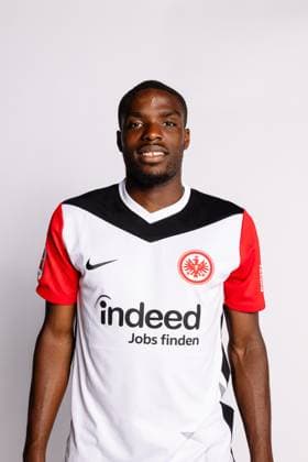 Niels Nkounkou, Eintracht Frankfurt, portrait date 2024 2025 1 BL Bundesliga Football Poolfoto ,EDITORIAL USE ONLY