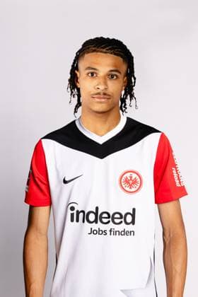Jean Matteo Bahoya, Eintracht Frankfurt, portrait date 2024 2025 1 BL Bundesliga Football Poolfoto ,EDITORIAL USE ONLY