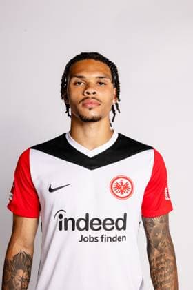 Nnamdi Collins, Eintracht Frankfurt, portrait date 2024 2025 1 BL Bundesliga Football Poolfoto ,EDITORIAL USE ONLY
