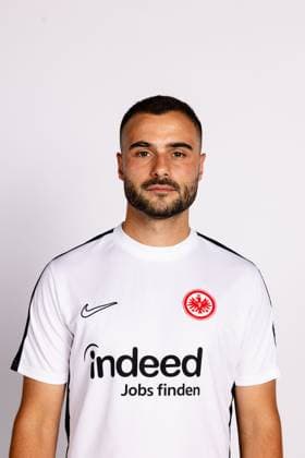 Dennis Schmitt, U21 Eintracht Frankfurt, portrait date 2024 2025 RL Südwest Regionalliga soccer Poolfoto ,EDITORIAL USE ONLY