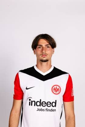 Dritan Maqkaj, U21 Eintracht Frankfurt, portrait date 2024 2025 RL Südwest Regionalliga Fußball Poolfoto ,EDITORIAL USE ONLY