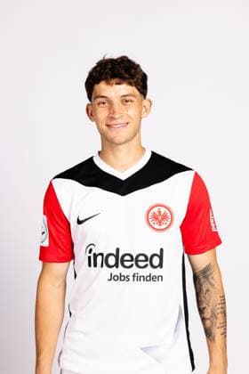 Mark Müller, U21 Eintracht Frankfurt, portrait date 2024 2025 RL Südwest Regionalliga soccer Poolfoto ,EDITORIAL USE ONLY