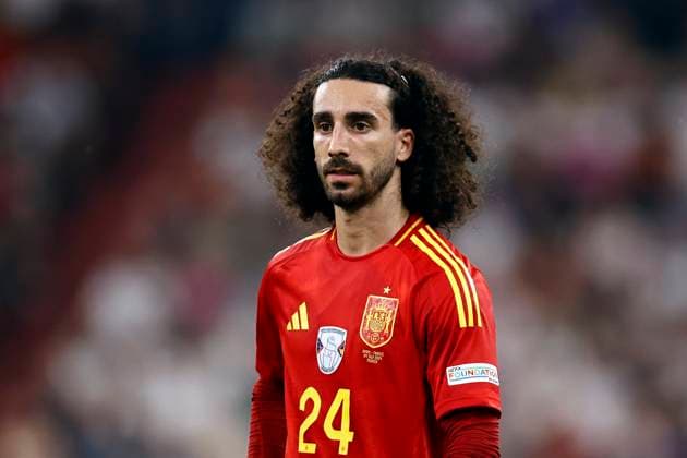 MUNICH - Marc Cucurella of Spain during the UEFA EURO, EM, Europameisterschaft,Fussball 2024 semi-final match between Spain and France at the Munich Football Arena on July 9, 2024 in Munich, Germany. ANP Hollandse Hoogte Maurice van Steen UEFA EURO 2024 2024 xVIxANPxSportx xMauricexvanxSteenxWKxIVx 506794946 originalFilename: 506794946.jpg