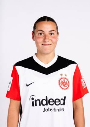 Carlotta Wamser, Eintracht Frankfurt Women, portrait date 2024 2025 1 BL Bundesliga Soccer Poolfoto ,EDITORIAL USE ONLY