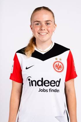 Pernille Sanvig, Eintracht Frankfurt Women, portrait date 2024 2025 1 BL Bundesliga Football Poolfoto ,EDITORIAL USE ONLY