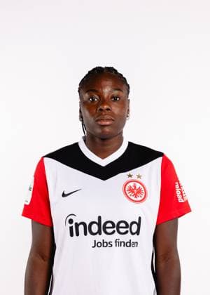 Nicole Anyomi, Eintracht Frankfurt Women, portrait date 2024 2025 1 BL Bundesliga Soccer Poolfoto ,EDITORIAL USE ONLY