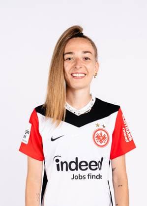 Sophia Kleinherne, Eintracht Frankfurt women, portrait date 2024 2025 1 BL Bundesliga soccer Poolfoto ,EDITORIAL USE ONLY