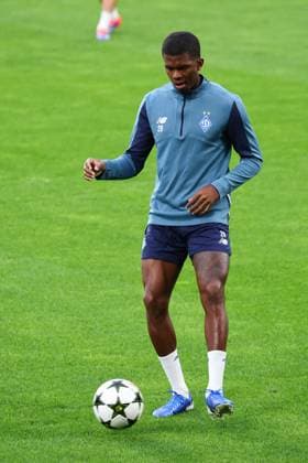 SOCCER - UEFA CL, RBS vs Kyiv SALZBURG,AUSTRIA,26.AUG.24 - SOCCER - UEFA Champions League, qualification, Red Bull Salzburg vs FC Dynamo Kyiv, preview, training Kyiv. Image shows Brayan Ceballos (Kyiv).  GEPAxpictures xDavidxGeieregger