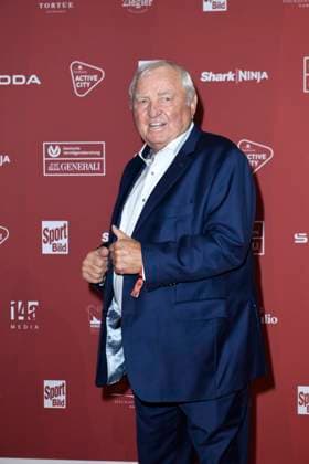 Ulli Wegner arriving at the SPORT BILD Award ceremony on 26 08 2024 at the Fischauktionshalle in Hamburg