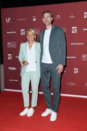 Friederike Kromp, head coach of the U20 womens team, arriving at the SPORT BILD Award ceremony on 26 August 2024 at the Fischauktionshalle in Hamburg