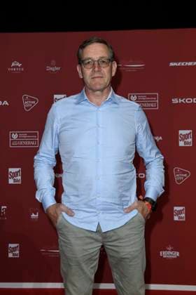 Alfred Gislason Icelandic handball coach arriving at the SPORT BILD Award ceremony on 26 08 2024 at the Fischauktionshalle in Hamburg