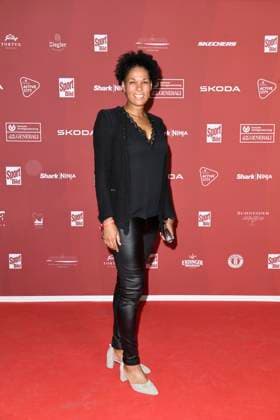 Navina Omilade DFB Team European Champion on arrival at the SPORT BILD Award ceremony on 26 08 2024 in the Fischauktionshalle in Hamburg