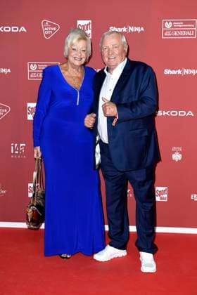 Ulli and Margot Wegner at the Sport Bild Award ceremony on 26 August 2024 in Hamburg Sport Bild Award 2024 ceremony in Hamburg