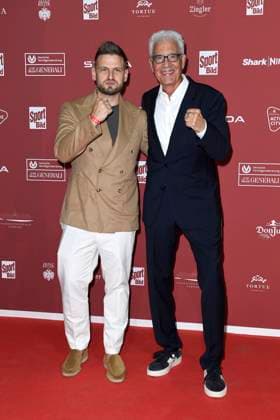 Ulrich Manuel Hebel and Bernd Boente at the Sport Bild Award ceremony on 26 August 2024 in Hamburg Sport Bild Award 2024 ceremony in Hamburg