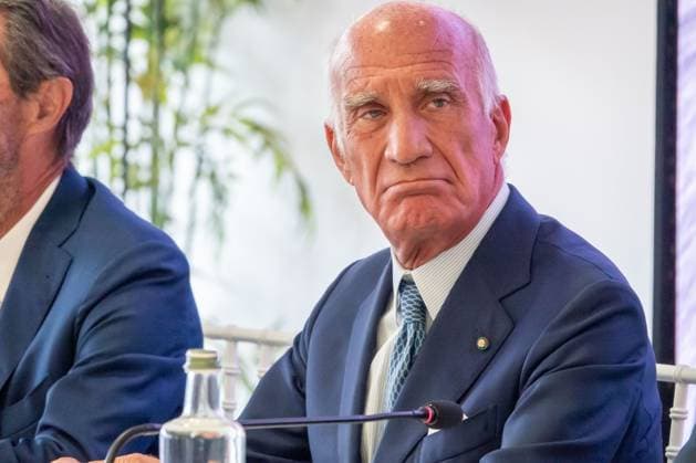 Angelo Sticchi Damiani (President ACI - Automobile Club d Italia) during Formula 1 - Pirelli Gran Premio d Italia 2024 - Conferenza Stampa, Formula 1 Championship in Monza, Italy, August 27 2024  Copyright: xLucaxRossini IPAxSportx xipa-agex xx IPA_49108317 IPA_Agency_IPA49108317