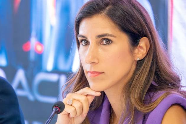 Alessia Cappello (Councilor for Economic Development and Labor Policies of Milan) during Formula 1 - Pirelli Gran Premio d Italia 2024 - Conferenza Stampa, Formula 1 Championship in Monza, Italy, August 27 2024  Copyright: xLucaxRossini IPAxSportx xipa-agex xx IPA_49108336 IPA_Agency_IPA49108336