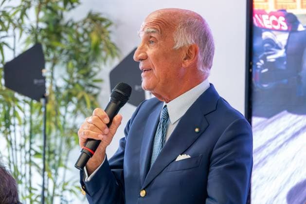 Angelo Sticchi Damiani (President ACI - Automobile Club d Italia) during Formula 1 - Pirelli Gran Premio d Italia 2024 - Conferenza Stampa, Formula 1 Championship in Monza, Italy, August 27 2024  Copyright: xLucaxRossini IPAxSportx xipa-agex xx IPA_49108341 IPA_Agency_IPA49108341