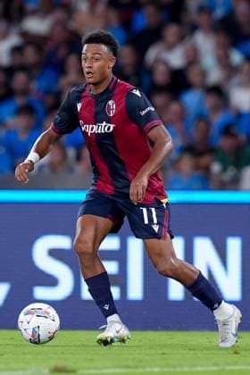 SSC Napoli v Bologna FC - Serie A Enilive Dan Ndoye of Bologna FC during the serie Serie A Enilive match between SSC Napoli and Bologna FC at Stadio Diego Armando Maradona on August 25, 2024 in Naples, Italy Naples Stadio Diego Armando Maradona Naples Italy Copyright: xGiuseppexMaffiax SerieA_Napoli-Bologna_250824BRU01329