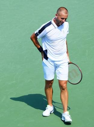 Dan Evans in first round action US Open Championships 2024, Day Two, Flushing Meadows, New York, USA - 27 Aug 2024  Copyright: xJavierxGarcia Shutterstockx 14664795x