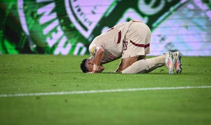 FOOTBALL Champions League qualification season 2024 2025 return match FC Salzburg Dynamo Kiev 27 08 2024 CHEERS FC Salzburg goal scorer for 1 0 Adam Daghim