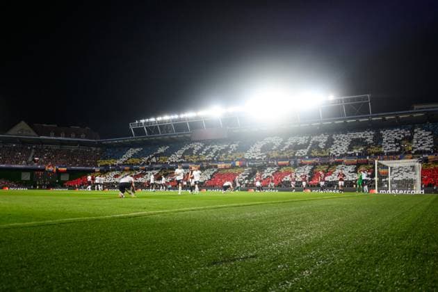 240827 General view of Letna Stadium during the UEFA Champions League football match between Sparta Prague and Malmö FF on August 27, 2024 in Prague Photo Mathilda Ahlberg BILDBYRAN kod MA MA0710 fotboll football soccer fotball champions league sparta prag malmö ff bbeng publik  Copyright: MATHILDAxAHLBERG BB240827MA097