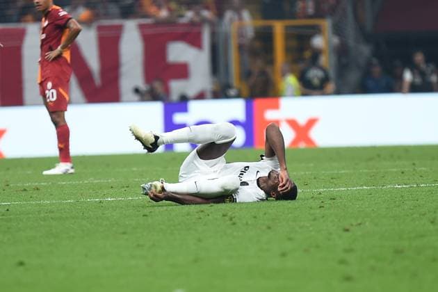 Cheikh Niasse (20) of Young Boys during the UEFA Champions League Play-Offs Second Leg match between Galatasaray and Young Boys at Rams Park Stadium in Istanbul , Turkey on August 27 , 2024. ( Photo by Seskimphoto ) Galatasaray v Young Boys - UEFA Champions League Play-Offs Second Leg 