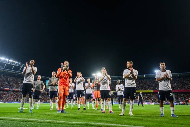 240827 during the UEFA Champions League football match between Sparta Prague and Malmö FF on August 27, 2024 in Prague Photo Mathilda Ahlberg BILDBYRAN kod MA MA0710 fotboll football soccer fotball champions league sparta prag malmö ff bbeng  Copyright: MATHILDAxAHLBERG BB240827MA146