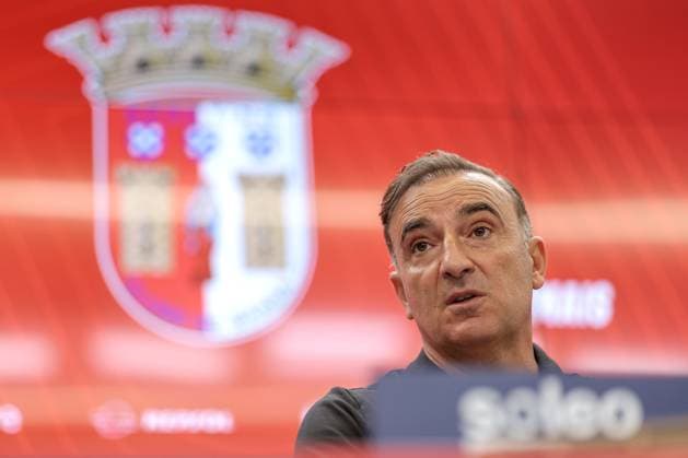 Football, EL qualifiers, Sporting Braga press conference