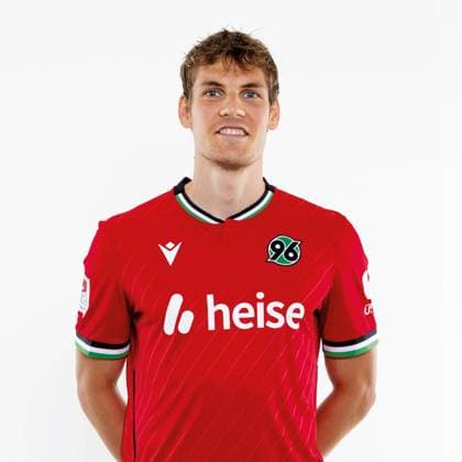 Max Christiansen, Hannover 96 Portrait appointment Season 2024 2025 2 BL Bundesliga Copyright Hannover 96 Lars Kaletta Football GER Portrait Presentation Press appointment Headshot Headshots xptt Poolfoto Hannover 96 Lars Kaletta ,EDITORIAL USE ONLY