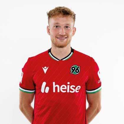 Jannik Dehm, Hannover 96 Portrait appointment Season 2024 2025 2 BL Bundesliga Copyright Hannover 96 Lars Kaletta Football GER Portrait Introduction Presentation Press appointment Headshot Headshots xptt Poolfoto Hannover 96 Lars Kaletta ,EDITORIAL USE ONLY