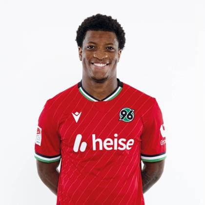Jessic Ngankam, Hannover 96 portrait appointment season 2024 2025 2 BL Bundesliga Copyright Hannover 96 Lars Kaletta Fussball GER portrait introduction presentation press appointment headshot headshots xptt Poolfoto Hannover 96 Lars Kaletta ,EDITORIAL USE ONLY