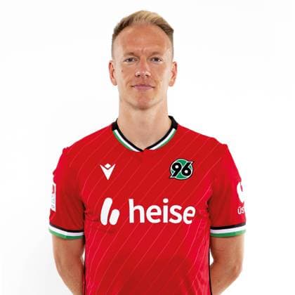 Havard Nielsen, Hannover 96 portrait appointment season 2024 2025 2 BL Bundesliga Copyright Hannover 96 Lars Kaletta Fussball GER portrait introduction presentation press appointment headshot headshots xptt Poolfoto Hannover 96 Lars Kaletta ,EDITORIAL USE ONLY