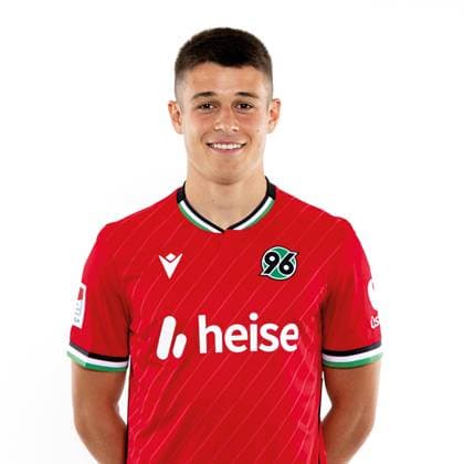 Nicolo Tresoldi, Hannover 96 Portrait appointment Season 2024 2025 2 BL Bundesliga Copyright Hannover 96 Lars Kaletta Football GER Portrait Introduction Presentation Press appointment Headshot Headshots xptt Poolfoto Hannover 96 Lars Kaletta ,EDITORIAL USE ONLY